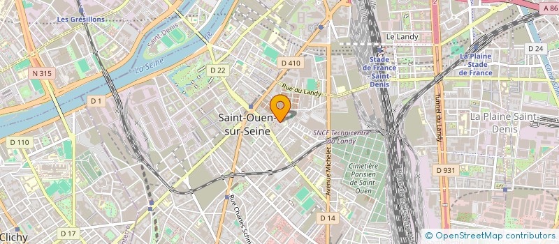 localisation de l'entreprise SAINT AMAN PLUS à SAINT-OUEN-SUR-SEINE