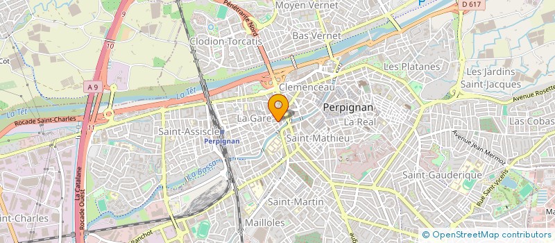 localisation de l'entreprise SAINT AMAND DISTRIBUTION à PERPIGNAN