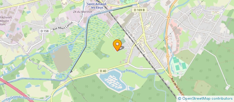 localisation de l'entreprise SAINT AMAND FOOTBALL CLUB  SAINT-AMAND-LES-EAUX