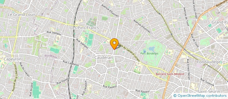 localisation de l'entreprise SAINT-AMAND (SARL)  BORDEAUX