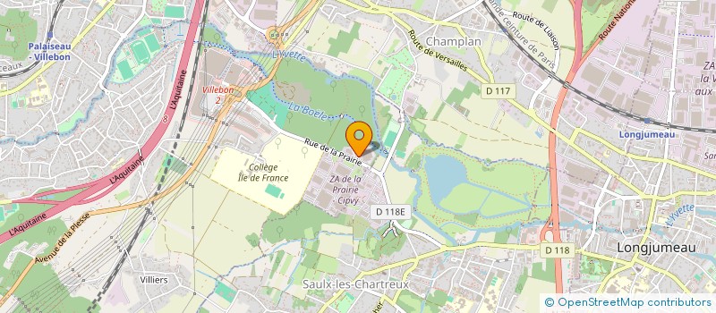 localisation de l'entreprise SAINT AMAND - SERVICE FRANCE à VILLEBON-SUR-YVETTE