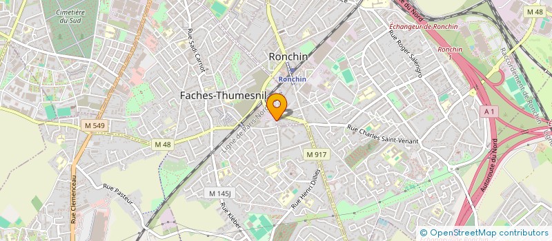 localisation de l'entreprise SAINT AMAND TRANSACTION à FACHES-THUMESNIL