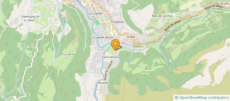 localisation de l'entreprise SAINT AMANS  SAINT-AFFRIQUE