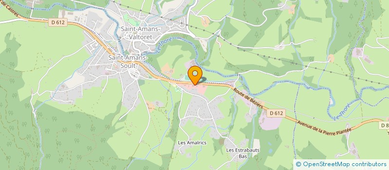 localisation de l'entreprise SAINT AMANS MATERIAUX  SAINT-AMANS-SOULT