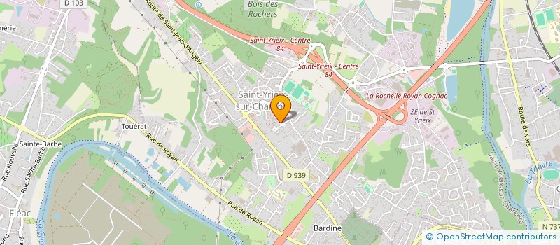 localisation de l'entreprise SAINT ANDRE 1681 à SAINT-YRIEIX-SUR-CHARENTE