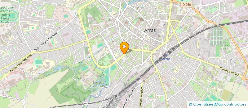 localisation de l'entreprise SAINT ANDRE à ARRAS