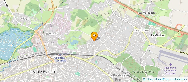 localisation de l'entreprise SAINT ANDRE à LA BAULE-ESCOUBLAC