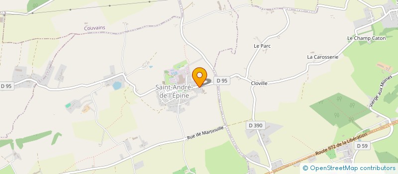 localisation de l'entreprise SAINT ANDRE JUMP  SAINT-ANDRE-DE-L'EPINE