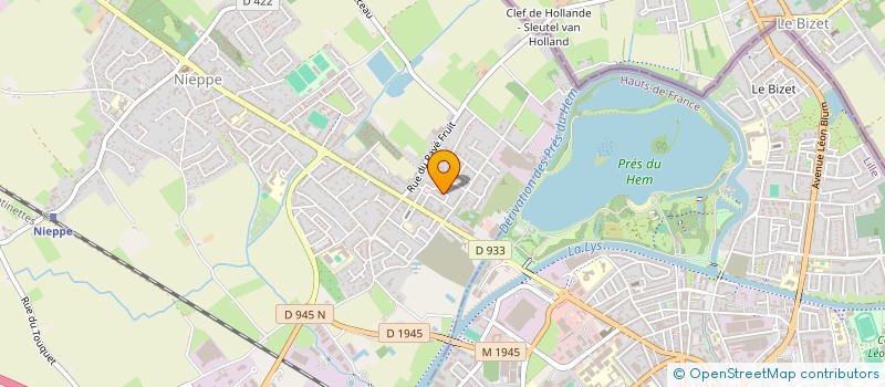 localisation de l'entreprise SAINT ANDRE LA COQUERILLE  NIEPPE