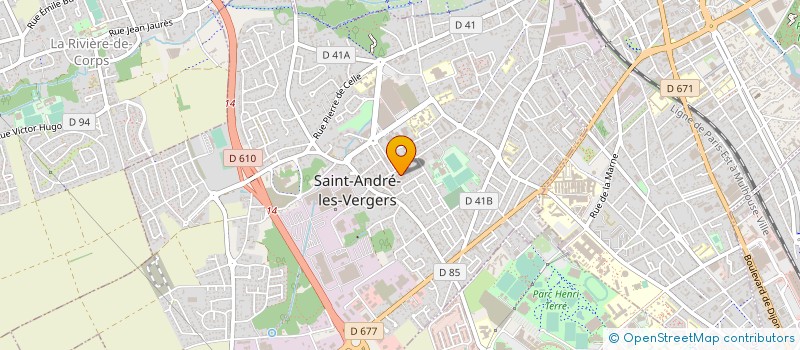 localisation de l'entreprise SAINT ANDRE PIEDS POINGS à SAINT-ANDRE-LES-VERGERS