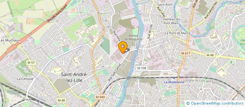 localisation de l'entreprise SAINT ANDRE SOLIDARITE FORMATION à SAINT-ANDRE-LEZ-LILLE