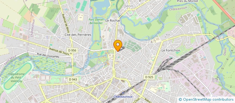 localisation de l'entreprise SAINT ANDRE TOURS à CHATEAUROUX