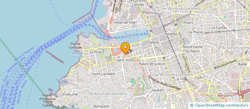 localisation de l'entreprise SAINT ANGE à MARSEILLE