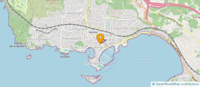 localisation de l'entreprise SAINT ANGE  BANDOL