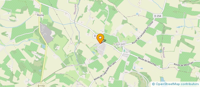 localisation de l'entreprise SAINT ANGE  LAGRAULET-DU-GERS