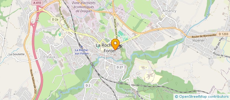 localisation de l'entreprise SAINT ANGE IMMO  LA ROCHE-SUR-FORON