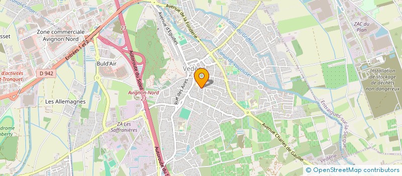 localisation de l'entreprise SAINT ANNE IMMOBILIER à VEDENE