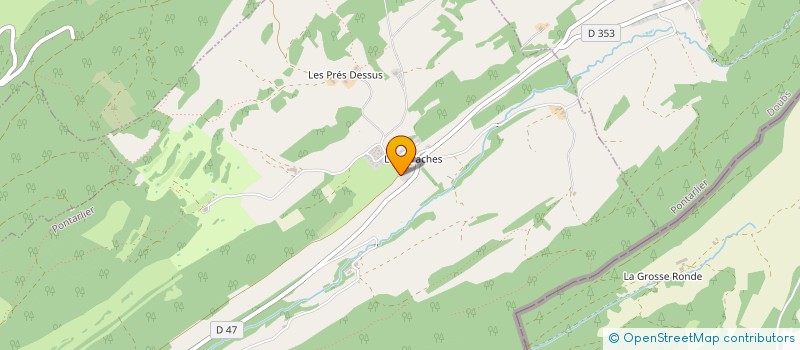 localisation de l'entreprise SAINT ANTIDE  PONTARLIER