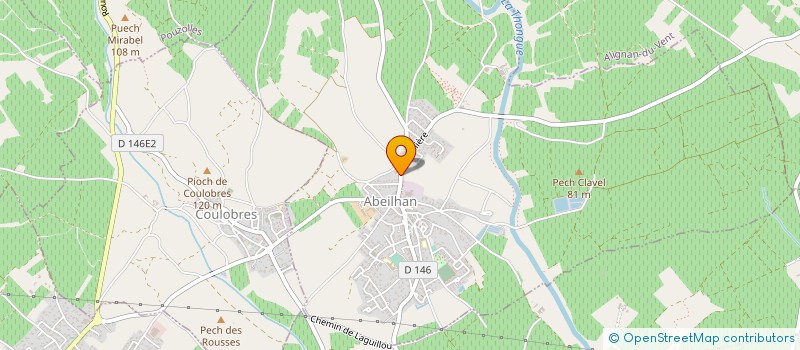 localisation de l'entreprise SAINT ANTOINE  ABEILHAN