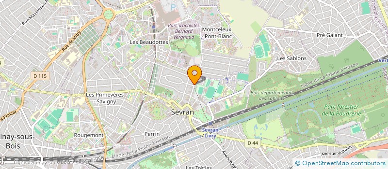 localisation de l'entreprise SAINT ANTOINE à SEVRAN