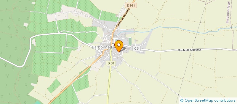 localisation de l'entreprise SAINT ANTOINE  BARBONNE-FAYEL