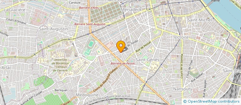 localisation de l'entreprise SAINT ANTOINE  BORDEAUX