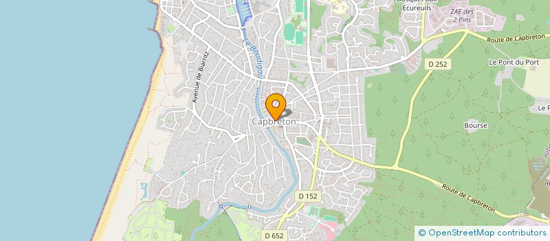 localisation de l'entreprise SAINT ANTOINE  BENESSE-MAREMNE