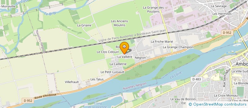 localisation de l'entreprise SAINT ANTOINE  NAZELLES-NEGRON