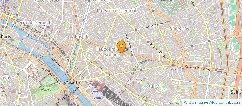 localisation de l'entreprise SAINT-ANTOINE  PARIS 11