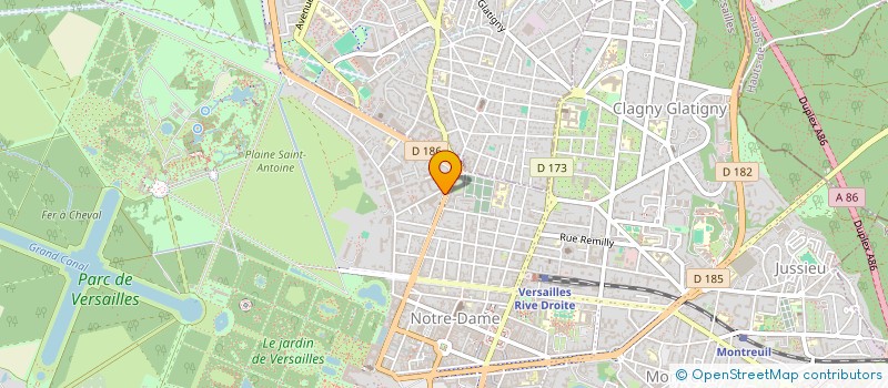 localisation de l'entreprise SAINT-ANTOINE à VERSAILLES