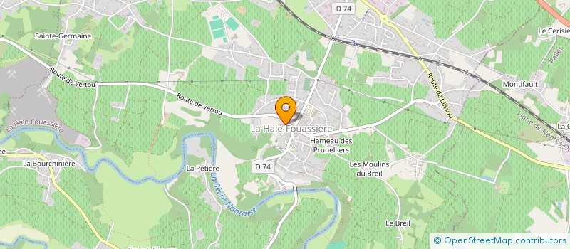 localisation de l'entreprise SAINT ANTOINE BA  LA HAIE-FOUASSIERE