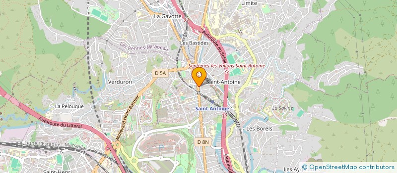 localisation de l'entreprise SAINT ANTOINE LOC MED à MARSEILLE