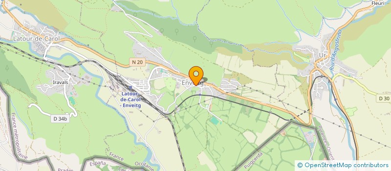 localisation de l'entreprise SAINT AOULARY  ENVEITG