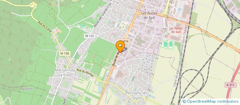 localisation de l'entreprise SAINT-APO à MARSANNAY-LA-COTE