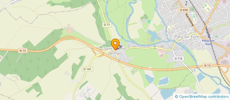 localisation de l'entreprise SAINT-AQUILIN  PACY-SUR-EURE