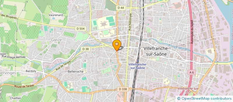 localisation de l'entreprise SAINT-ARMEL  VILLEFRANCHE-SUR-SAONE