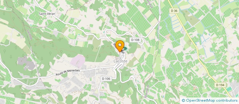 localisation de l'entreprise SAINT AUBAN à BONNIEUX