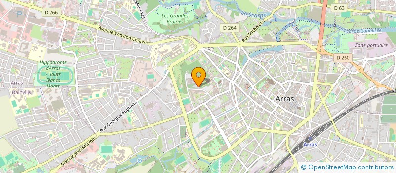 localisation de l'entreprise SAINT AUBERT 2018 à ARRAS
