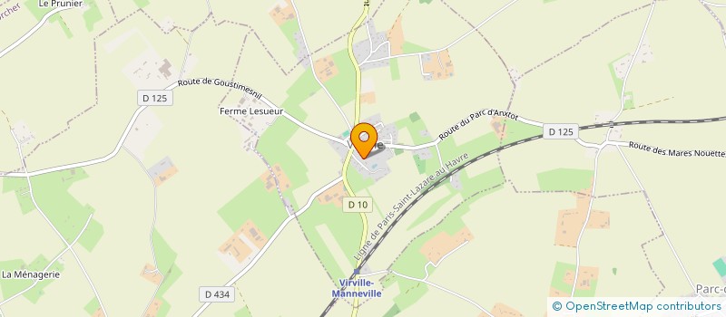 localisation de l'entreprise SAINT AUBIN  VIRVILLE