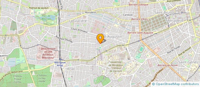 localisation de l'entreprise SAINT AUGUSTIN à BORDEAUX