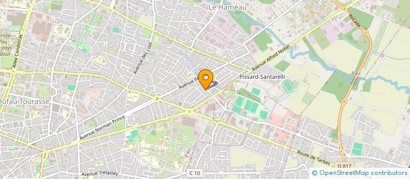 localisation de l'entreprise SAINT AUGUSTIN DES CHAMPS à PAU