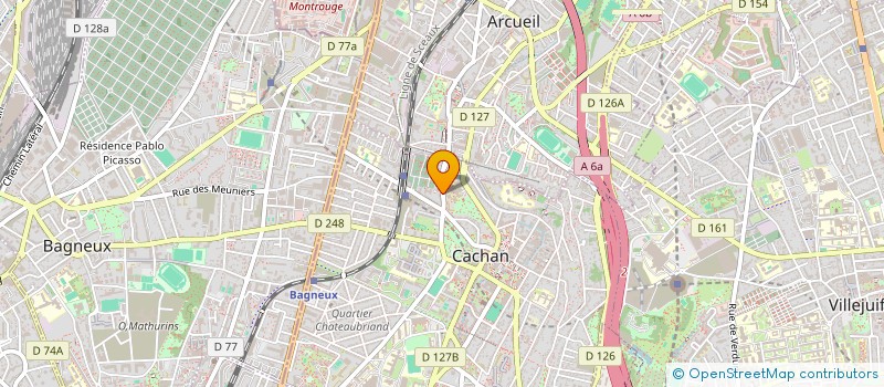 localisation de l'entreprise SAINT AUGUSTIN INVESTISSEMENTS à CACHAN