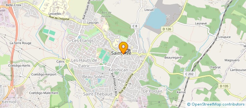 localisation de l'entreprise SAINT AVE ESPACE D ANIMATION  SAINT-AVE