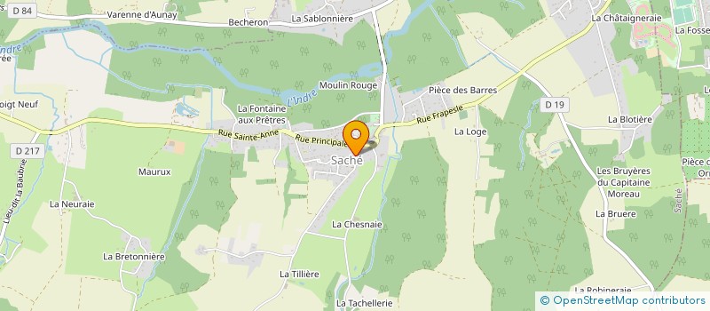 localisation de l'entreprise SAINT AVERTIN INVEST IMMO  SACHE