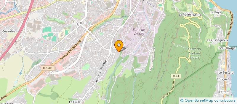 localisation de l'entreprise SAINT AYGULF LOC  ANNECY