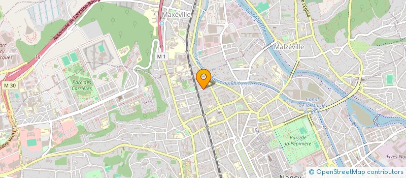 localisation de l'entreprise SAINT B  NANCY