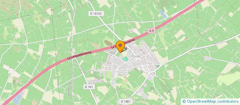 localisation de l'entreprise SAINT-BAPTISTE  PINET