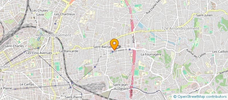 localisation de l'entreprise SAINT BAR COIFF à MARSEILLE