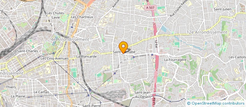 localisation de l'entreprise SAINT BARNABE AUTO BILAN à MARSEILLE