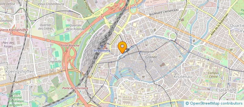 localisation de l'entreprise SAINT BARNABE DE JERUSALEM à STRASBOURG
